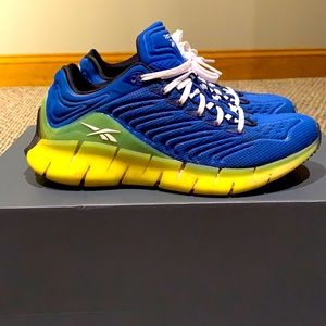 Boy’s blue and yellow Reebok sneakers- size 6